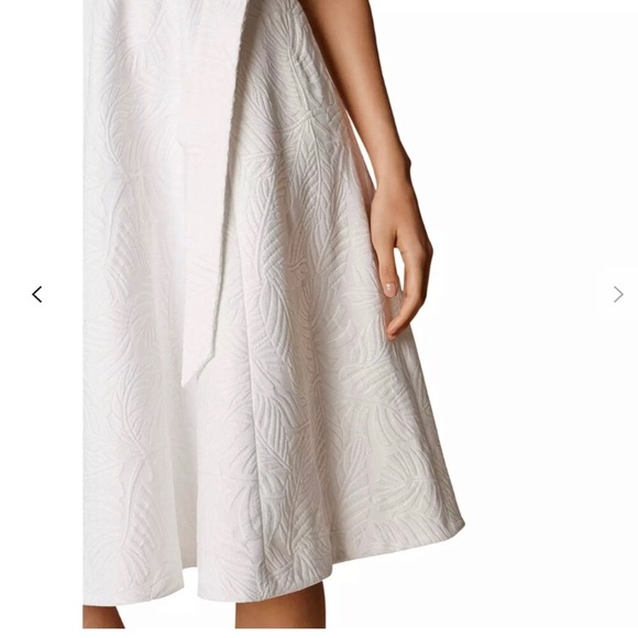 NWOT Karen Millen summer white jacquard dress - Picture 5 of 15